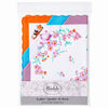 Ladies Scalloped Edge Handkerchiefs 10 Pack - Purple