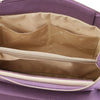 Internal Pocket View Of The Lilac Ladies Shoulder Bag