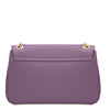 Rear View Of The Lilac Ladies Shoulder Bag