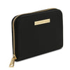 Angled View Of The Black Ladies Wallet