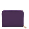Rear View Of The Purple Ladies Wallet