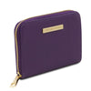 Angled View Of The Purple Ladies Wallet