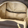 Internal Pocket View Of The Chocolate Ladies Backpack