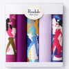 Front View Of The Ladies Cotton Handkerchief Gift Set