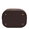 Underneath View Of The Chocolate Ladies Bucket Bag