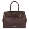 Front View Of The Coffee Ladies Handbag