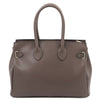Rear View Of The Dark Taupe Ladies Handbag