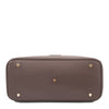 Underneath View Of The Dark Taupe Ladies Handbag
