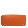 Underneath View Of The Orange Ladies Handbag