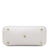Underneath View Of The White Ladies Handbag