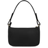 Leather Clutch Bag for Women in black with a stylish shoulder strap and classic design.