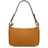 Leather Clutch Bag for Women in natural with a stylish shoulder strap and classic design.