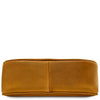 Leather Clutch Bag for Women - Bottom view of a natural leather clutch bag showcasing its sleek design.