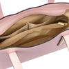 Internal Pocket View Of The Ballet Pink Ladies Small Leather Handbag