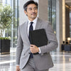 Business Man Carrying The Black Leather Document Holder