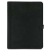 Front View Of The Black Leather Document Holder