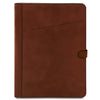 Front View Of The Brown Leather Document Holder