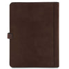 Rear View Of The Dark Brown Leather Document Holder