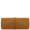 Rear View Of The Natural Leather Jewellery Roll