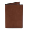 Leather Passport Cover made from premium matte full grain leather for stylish travel protection.