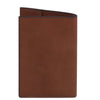 Leather Passport Cover made from premium full grain vegetable-tanned leather in a sleek brown design.