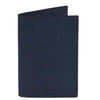 Leather Passport Cover dark blue color, featuring a sleek design and premium leather material.