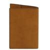 Leather Passport Cover made from premium matte full grain vegetable-tanned leather in a sleek natural design.