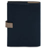 Rear View Of The Dark Blue Leather Planner - Weekly Diary