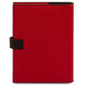 Rear View Of The Lipstick Red Leather Planner - Weekly Diary