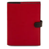 Front View Of The Lipstick Red Leather Planner - Weekly Diary