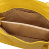 Internal Pocket View Of The Yellow Shopper Bag
