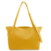 Rear View Of The Yellow Shopper Bag