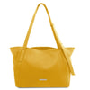 Front View Of The Yellow Shopper Bag