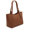 Genuine Leather Shoulder Bag for Women features a coarse-grain pebbled texture with a stylish design.