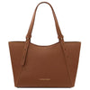 Libra Genuine Leather Shoulder Bag for Women in coarse-grain pebbled leather, stylish and practical for everyday use.