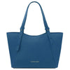 Genuine Leather Shoulder Bag for Women in denim with a stylish design and ample space for essentials.
