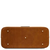 Underneath View Of The Natural Leather Tote Bag