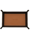 Leather Valet Tray in premium genuine leather, perfect for organizing everyday essentials.