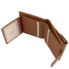 Features View Of The Cognac Leather Womens Wallet