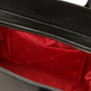 Internal Pocket View Of The Black Womens Leather Shopper Bag That Forms The Set Of Leather Handbag And Wallet Set