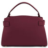 Rear View Of The Bordeaux Leather Tote