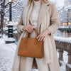 Dama Leather Tote Handbag