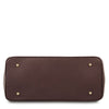 Underneath View Of The Coffee Leather Womens Handbag