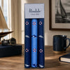 Box of 3 Men's Premium Italian-Style Handkerchiefs in gift box featuring nautical designs