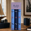 Box of 3 Men's Premium Italian-Style Handkerchiefs featuring marine designs in a stylish packaging.