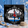 Hankie featuring illustrations of Matilda and Miranda in a stylish design, perfect for collectors and accessories.