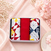 Tin Of 3 Assorted On Trend Retro Handkerchiefs featuring vibrant geometric designs in a stylish gift tin.