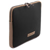 Luxury Soft Leather Tablet Case, featuring a stylish design with a zip closure and premium pebbled leather.