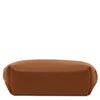 Womens Leather Shopping Bag and Toiletry Bag Set with luxurious pebbled leather design.