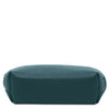 Underneath View Of The  Luxury Soft Leather Toiletry Case in teal 
